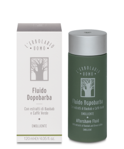 L’Erbolario Uomo Fluido Dopobarba 120ml Con Baobab e Caffè Verde