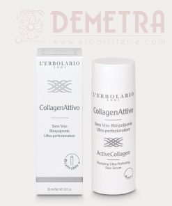 CollagenAttivo Ricarica Siero Viso Antiage Rimpolpante Ultra-perfezionatore con Collagene biomimetico Erbolario