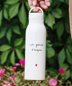 Simple Day Borraccia termica Un goccio d’acqua cuore – 0,5 l