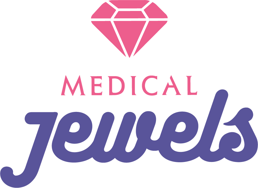 Medical Jewels Orecchini Orecchino Anallergici 382 Pendente Cuore Blu - immagine 3