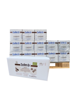 CANDITO DA ZUCCHERO BIOLOGICO DI BARBABIETOLA 100% ITALIANO APIABRUZZO 540KG BUSTA DA 2,5 KG