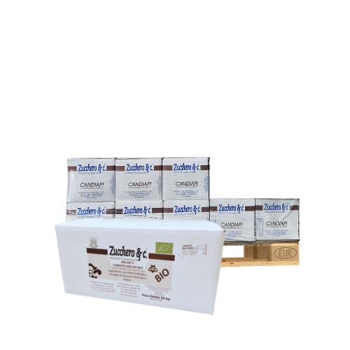 CANDITO DA ZUCCHERO BIOLOGICO DI BARBABIETOLA 100% ITALIANO APICAMPANIA 300KG BUSTA DA 2,5 KG - immagine 2