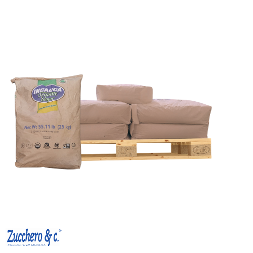 BIOZEXTRA – ZUCCHERO DI CANNA GREZZO BIOLOGICO IN SACCHI DA 25KG FRIULI 300KG